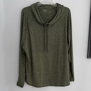 Athleta Forest Green Pullover Hoodie